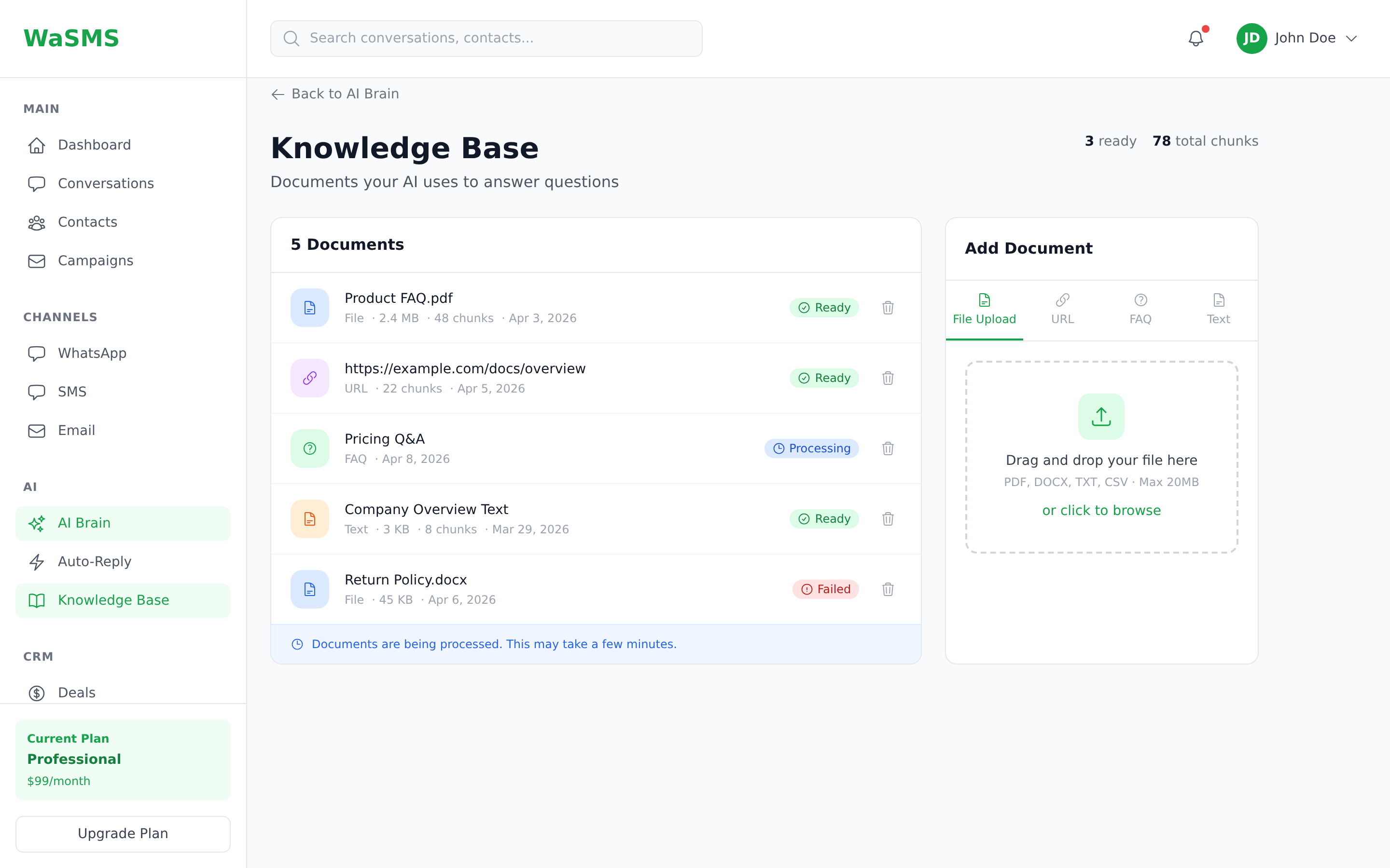 Knowledge Base Management